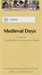 Mobile Screenshot of medievaldays.com
